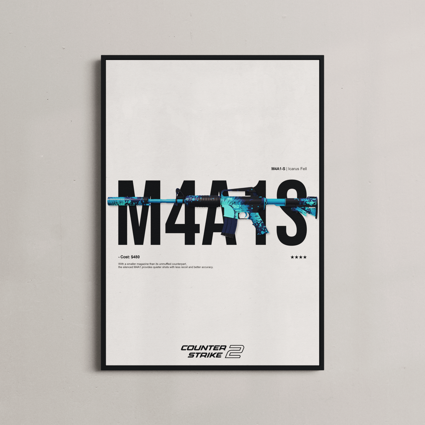 Plakat M4A1-S | Icarus Fell